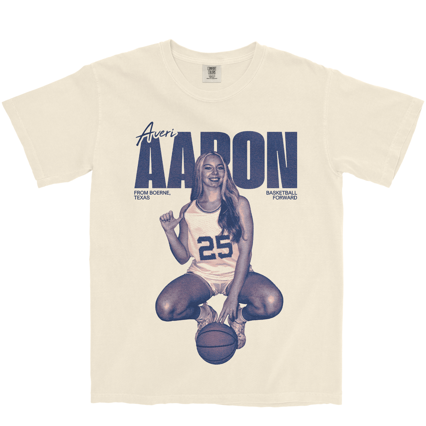 AVERI AARON VINTAGE IVORY TEE