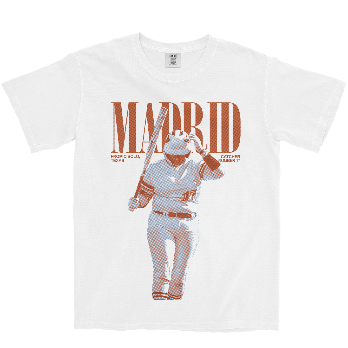 MAKAYLA MADRID VINTAGE WHITE TEE