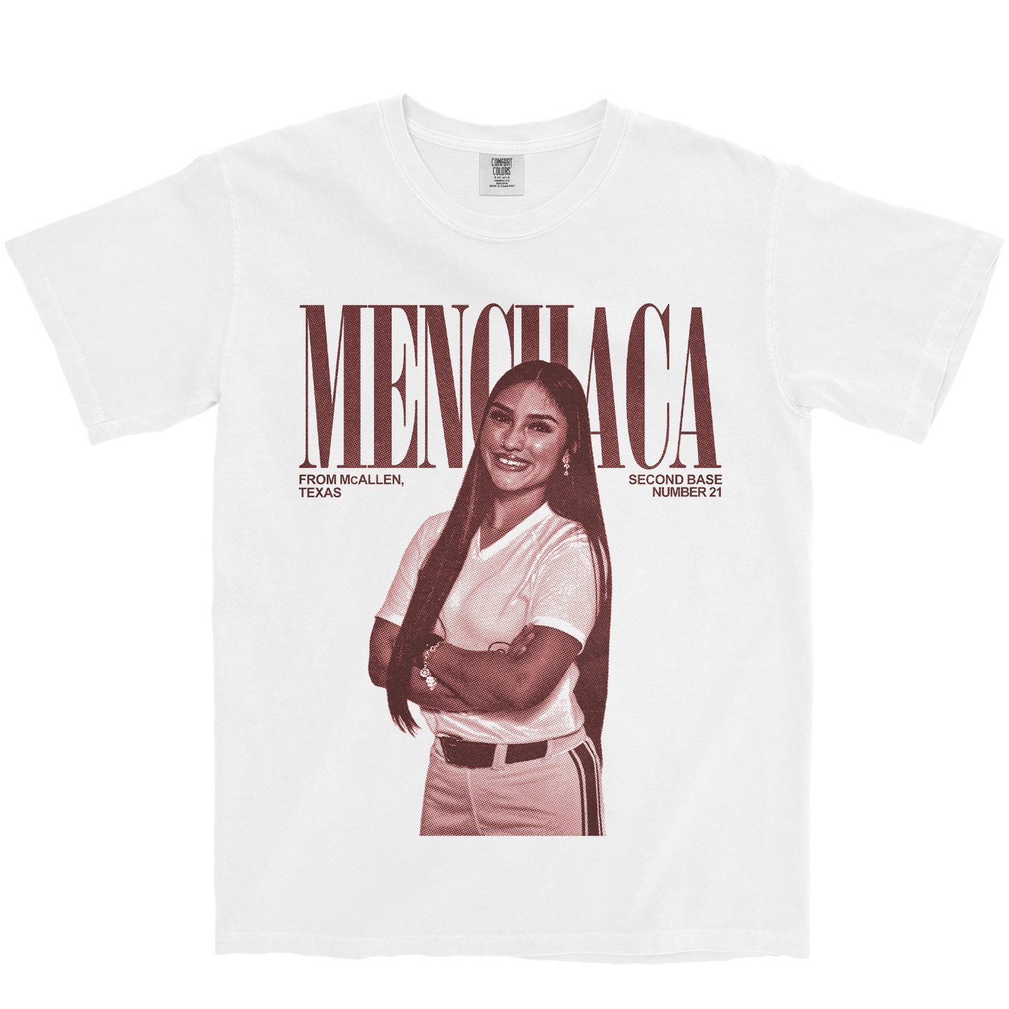 DESTINY MENCHACA VINTAGE WHITE TEE