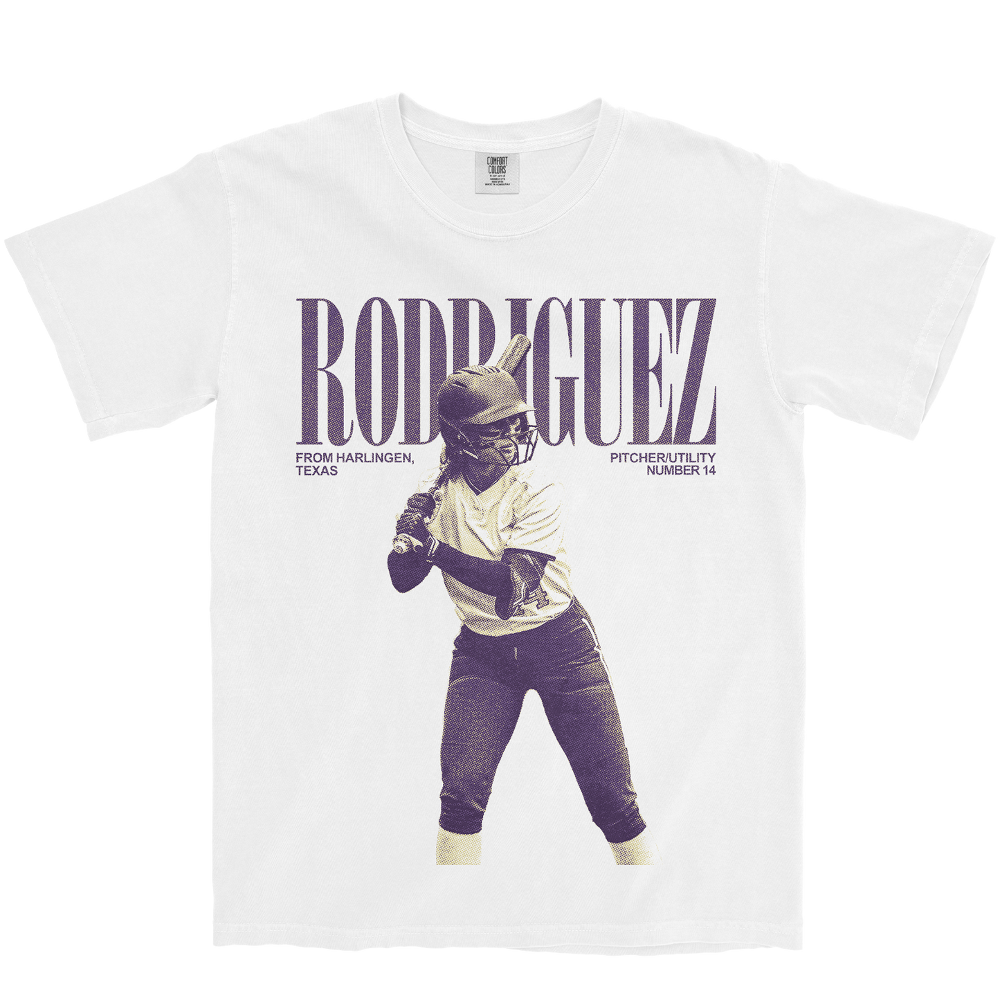 AMIRA RODRIGUEZ VINTAGE WHITE TEE