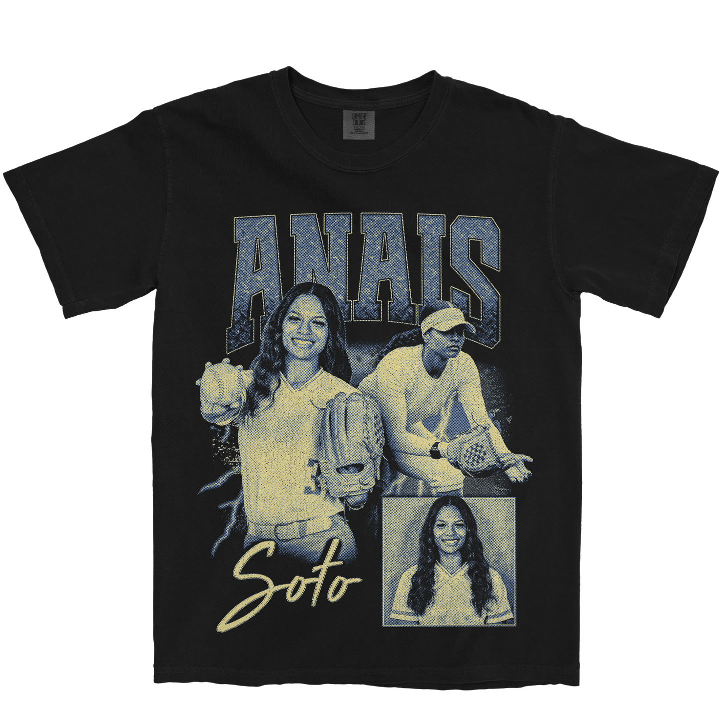 ANAIS SOTO GRAPHIC BLACK TEE