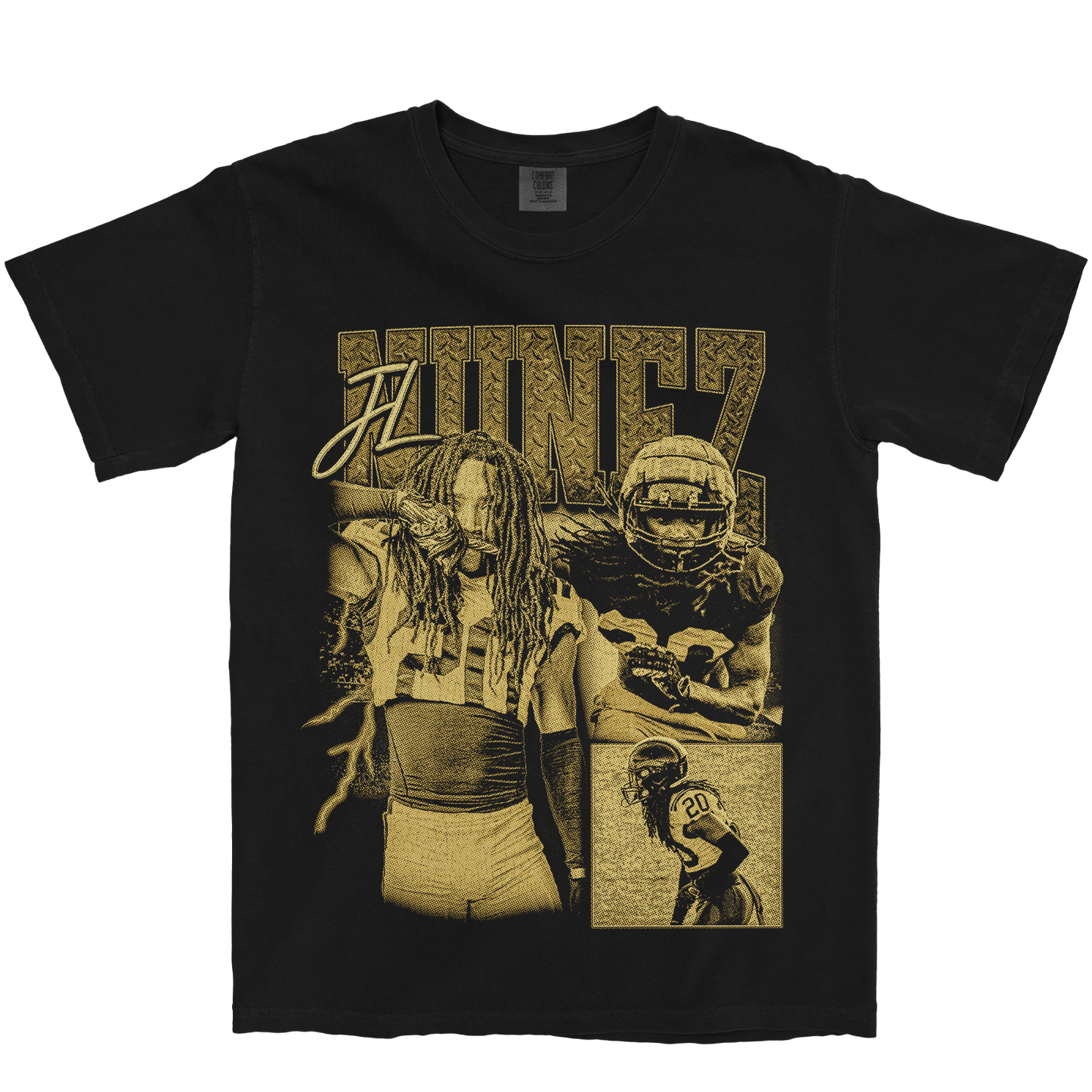 JL NUNEZ GRAPHIC BLACK TEE
