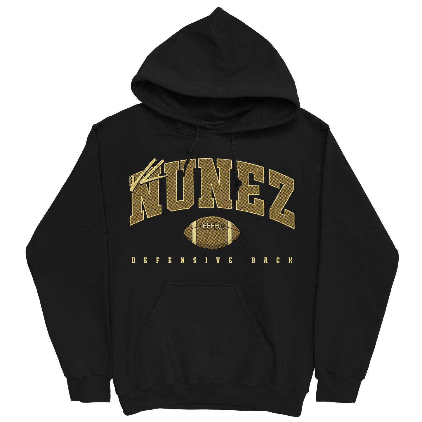 JL NUNEZ RETRO BLACK HOODIE