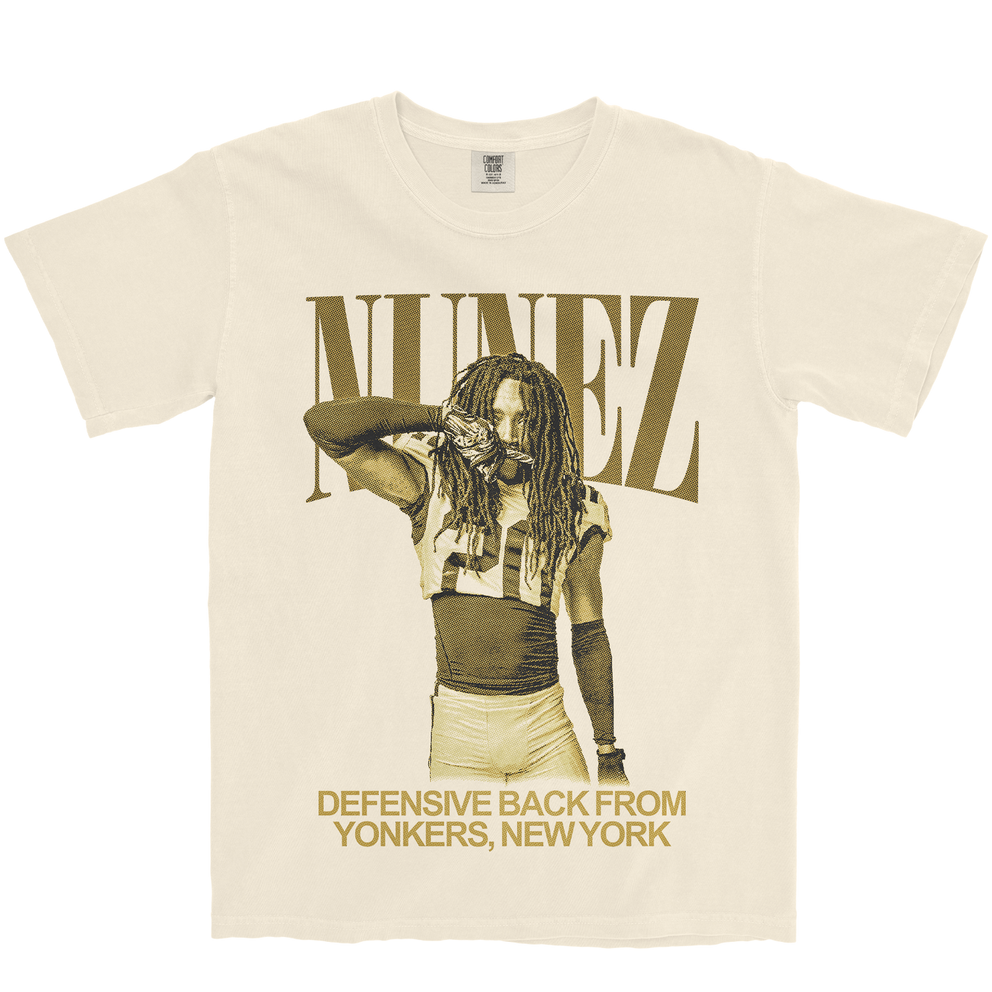 JL NUNEZ VINTAGE IVORY TEE