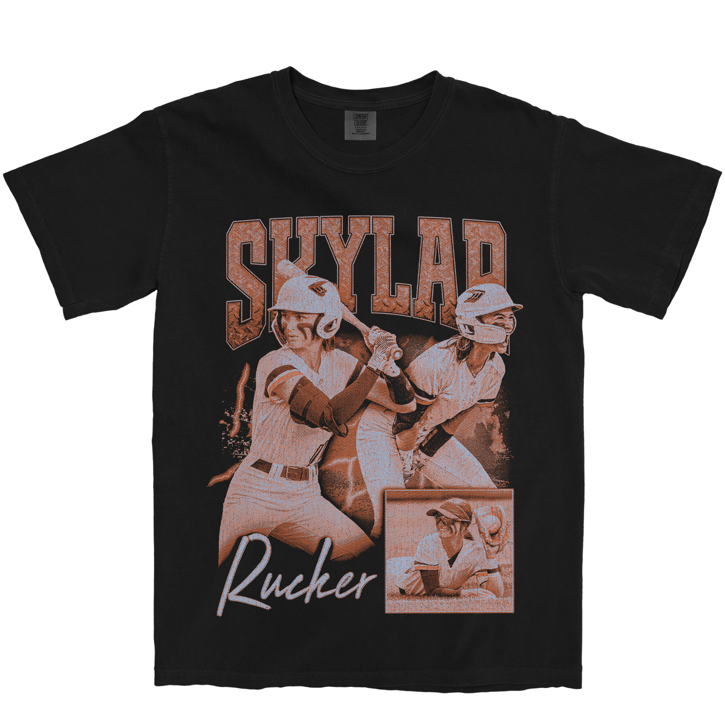 SKYLAR RUCKER GRAPHIC BLACK TEE