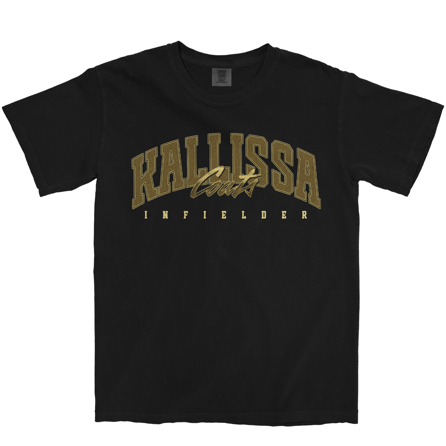 KALLISSA COATS RETRO BLACK TEE