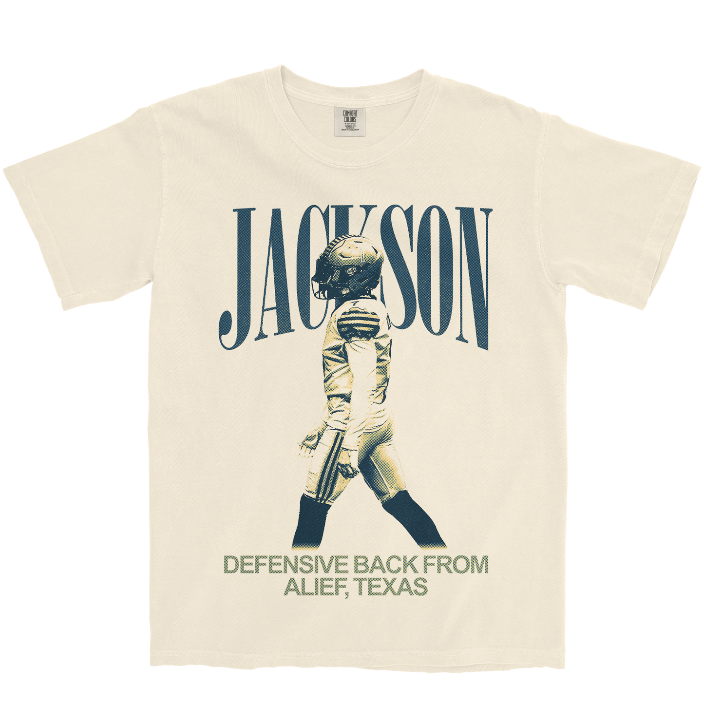AARON JACKSON VINTAGE IVORY TEE