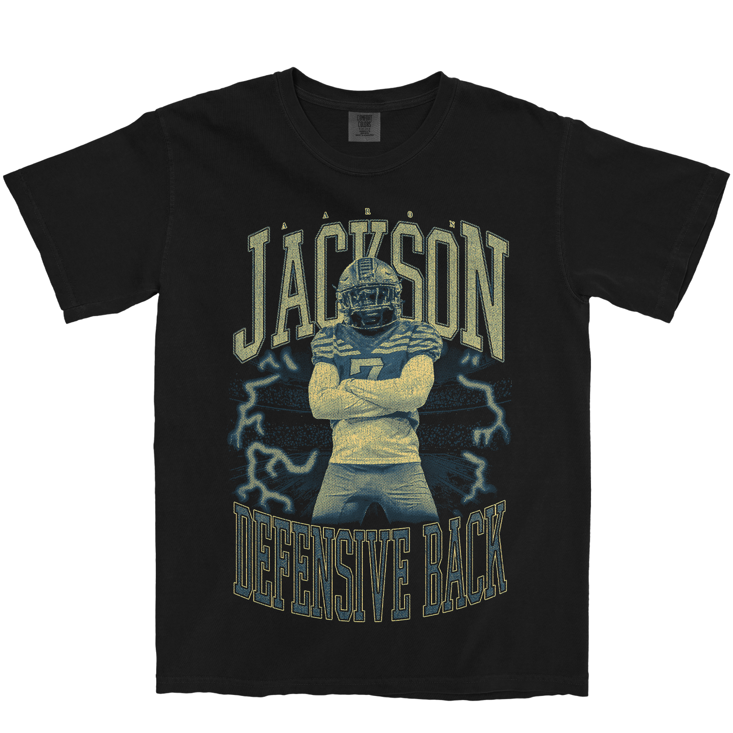 AARON JACKSON VINTAGE BLACK TEE