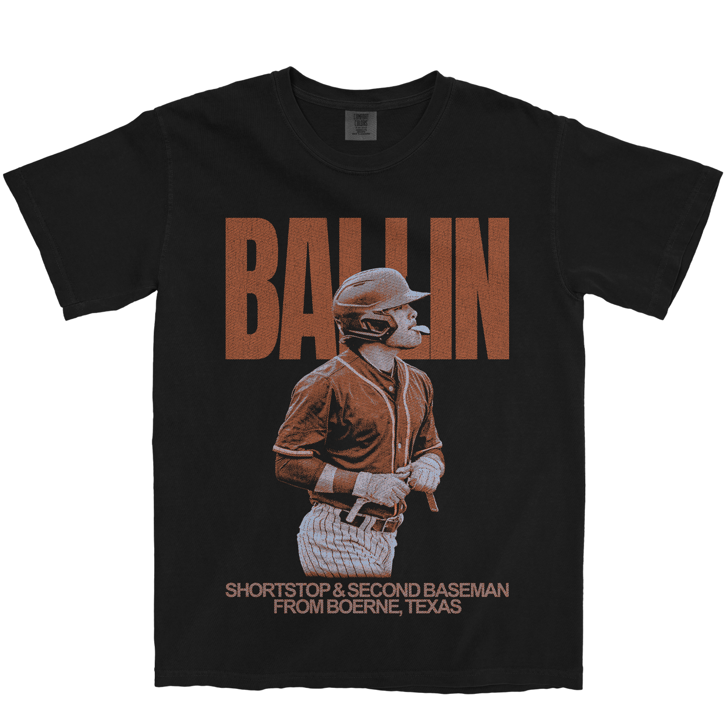 JORDAN BALLIN VINTAGE BLACK TEE