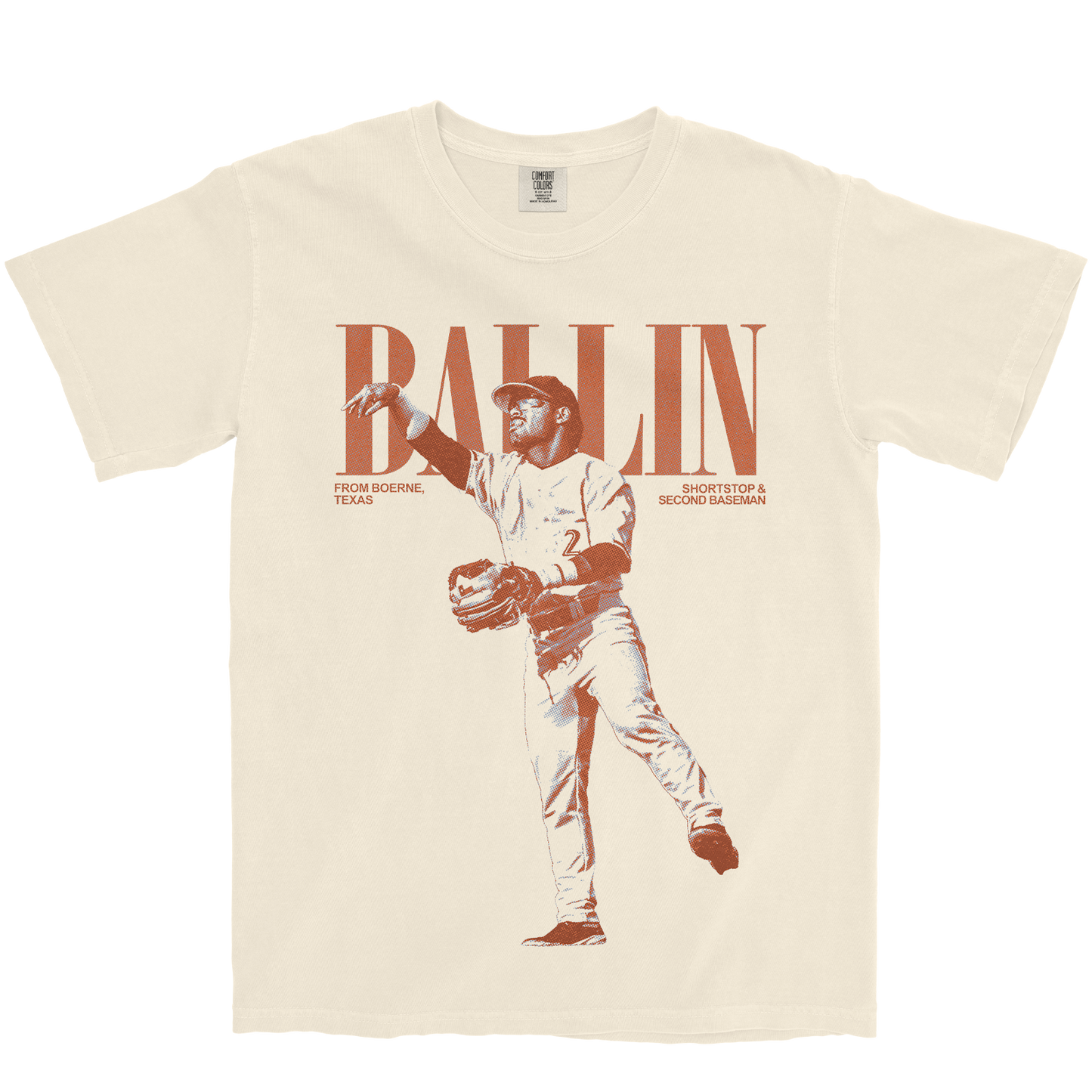 JORDAN BALLIN VINTAGE IVORY TEE