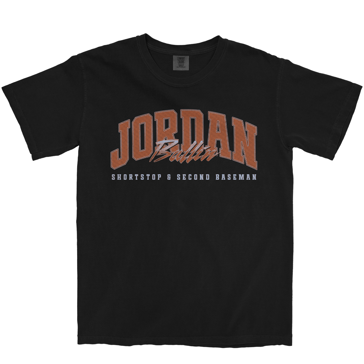 JORDAN BALLIN RETRO BLACK TEE