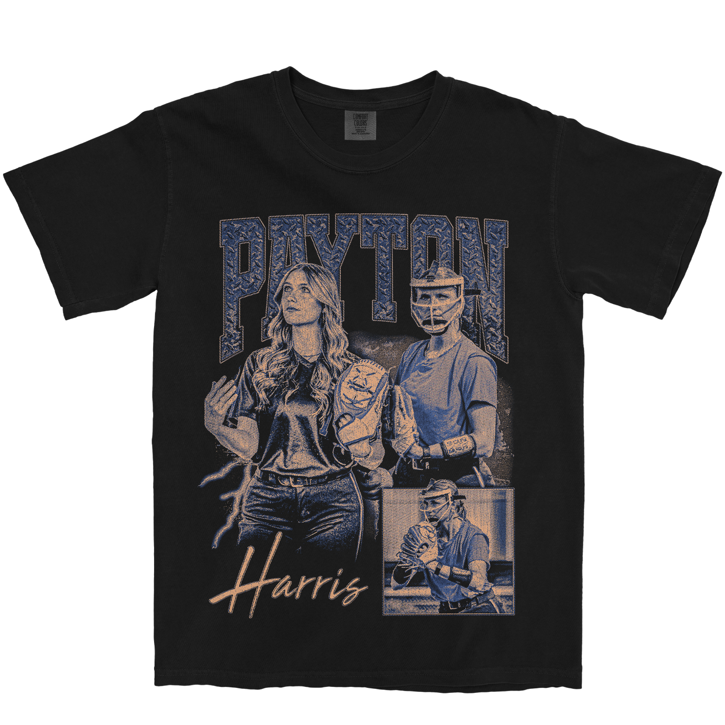 PAYTON HARRIS GRAPHIC BLACK TEE