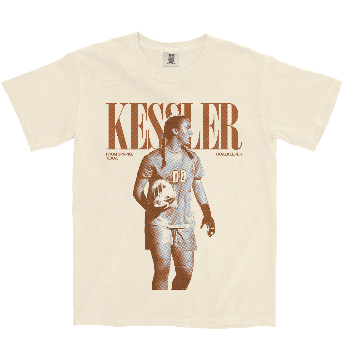 JASMINE KESSLER VINTAGE IVORY TEE