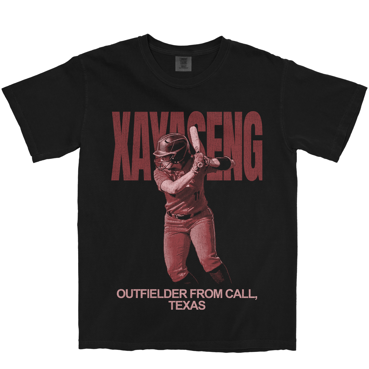 KALYN XAYASENG VINTAGE BLACK TEE