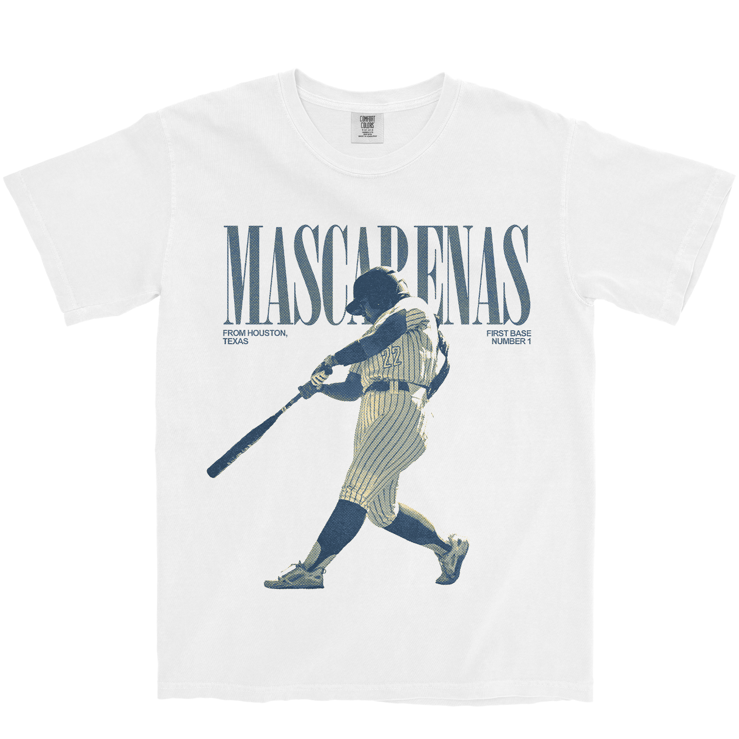 MIA MASCARENAS VINTAGE WHITE TEE