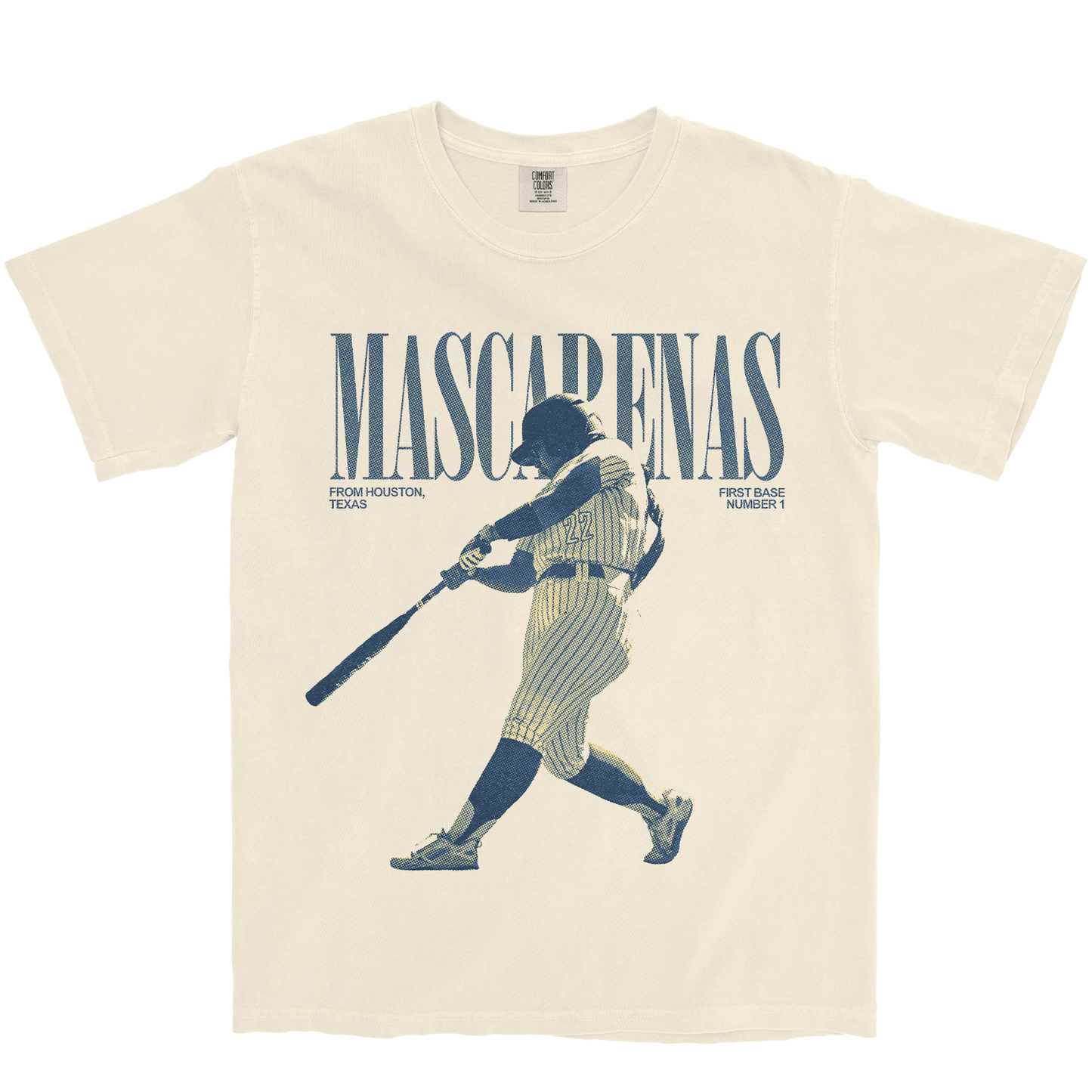 MIA MASCARENAS VINTAGE IVORY TEE