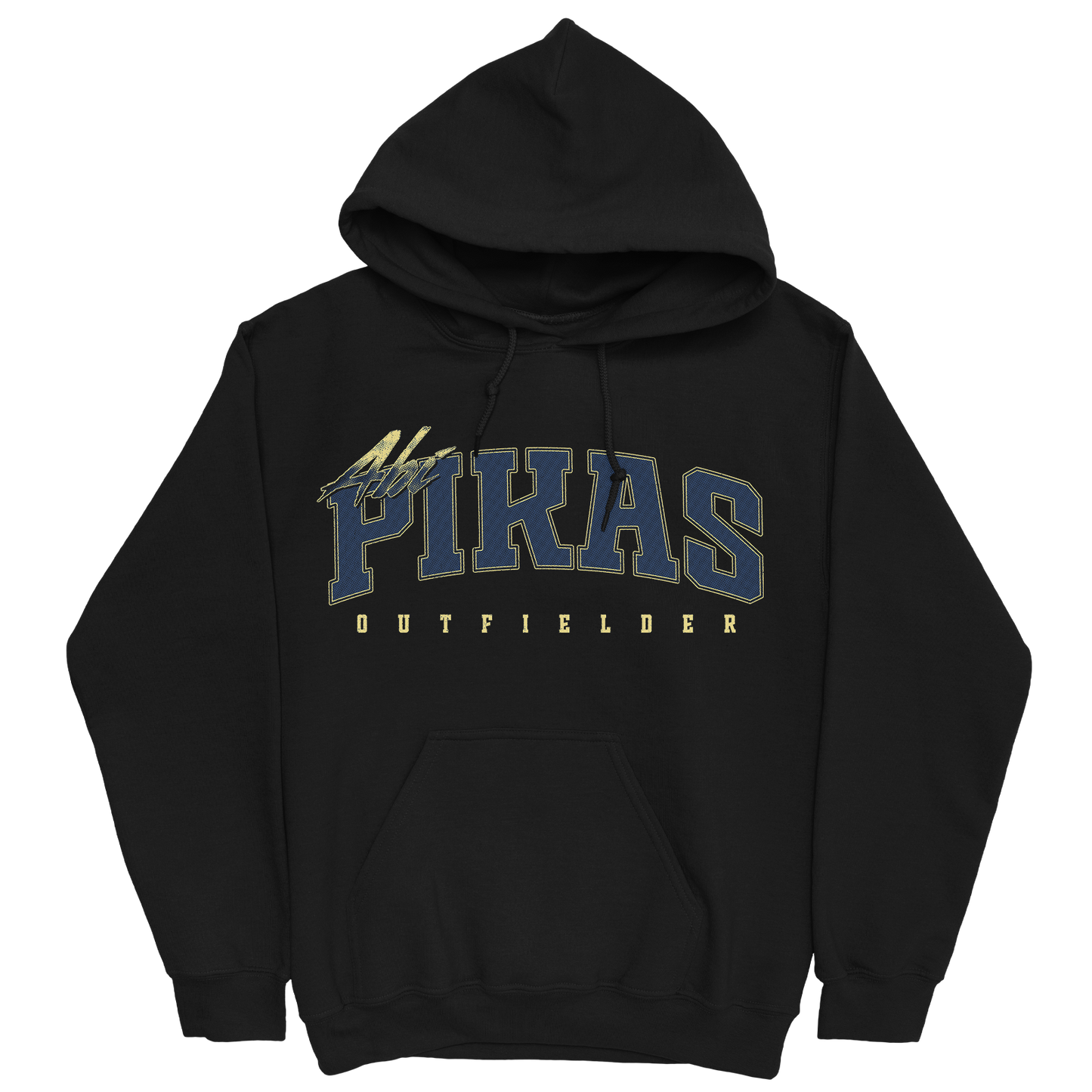 ABI PIKAS RETRO BLACK HOODIE