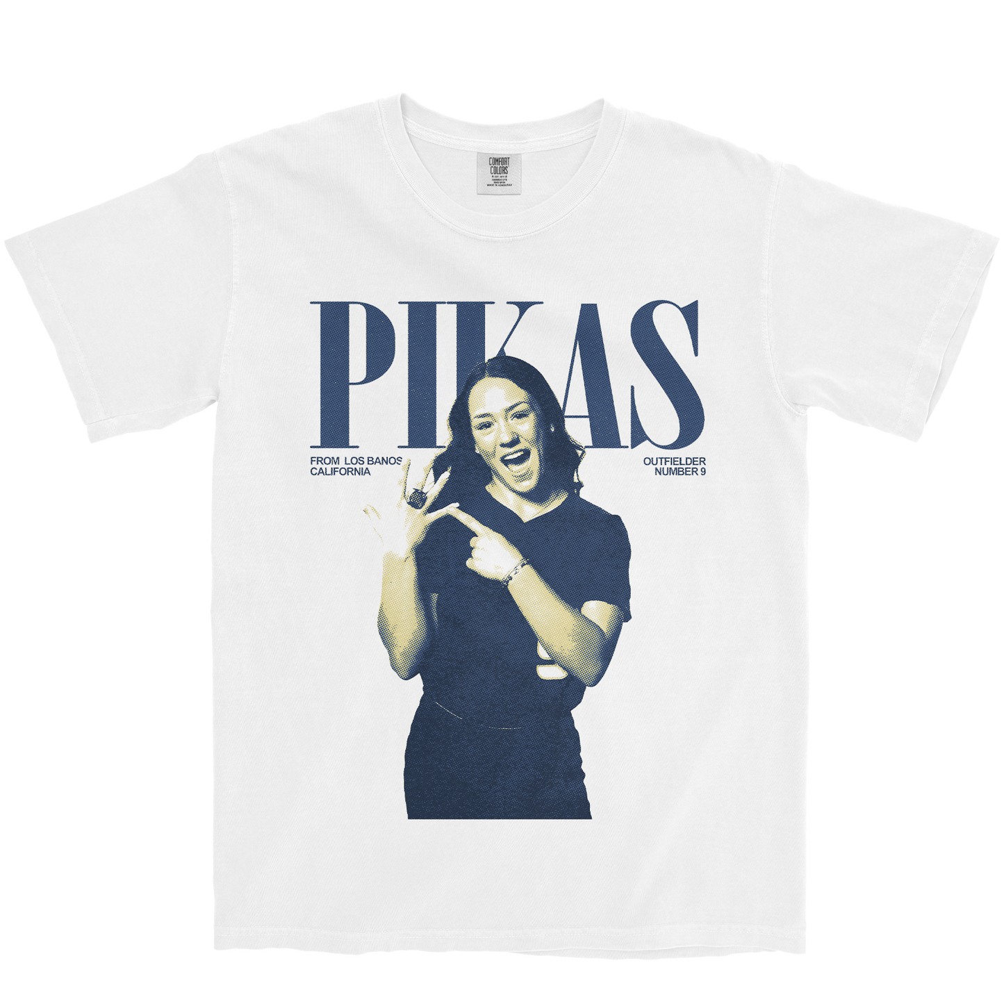 ABI PIKAS VINTAGE WHITE TEE