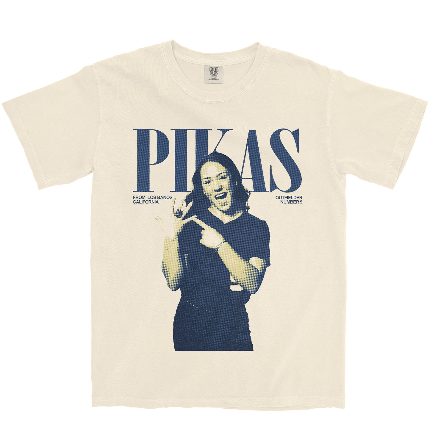 ABI PIKAS VINTAGE IVORY TEE