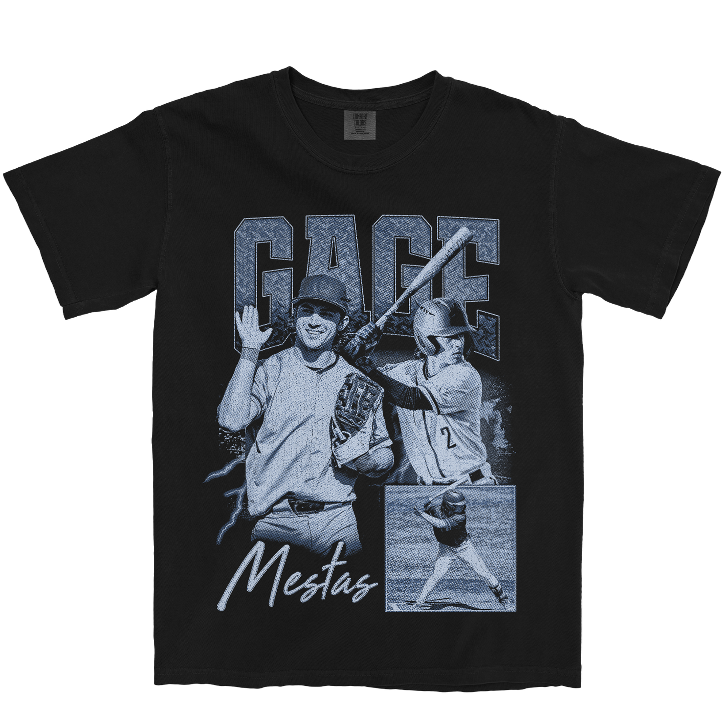 GAGE MESTAS GRAPHIC BLACK TEE