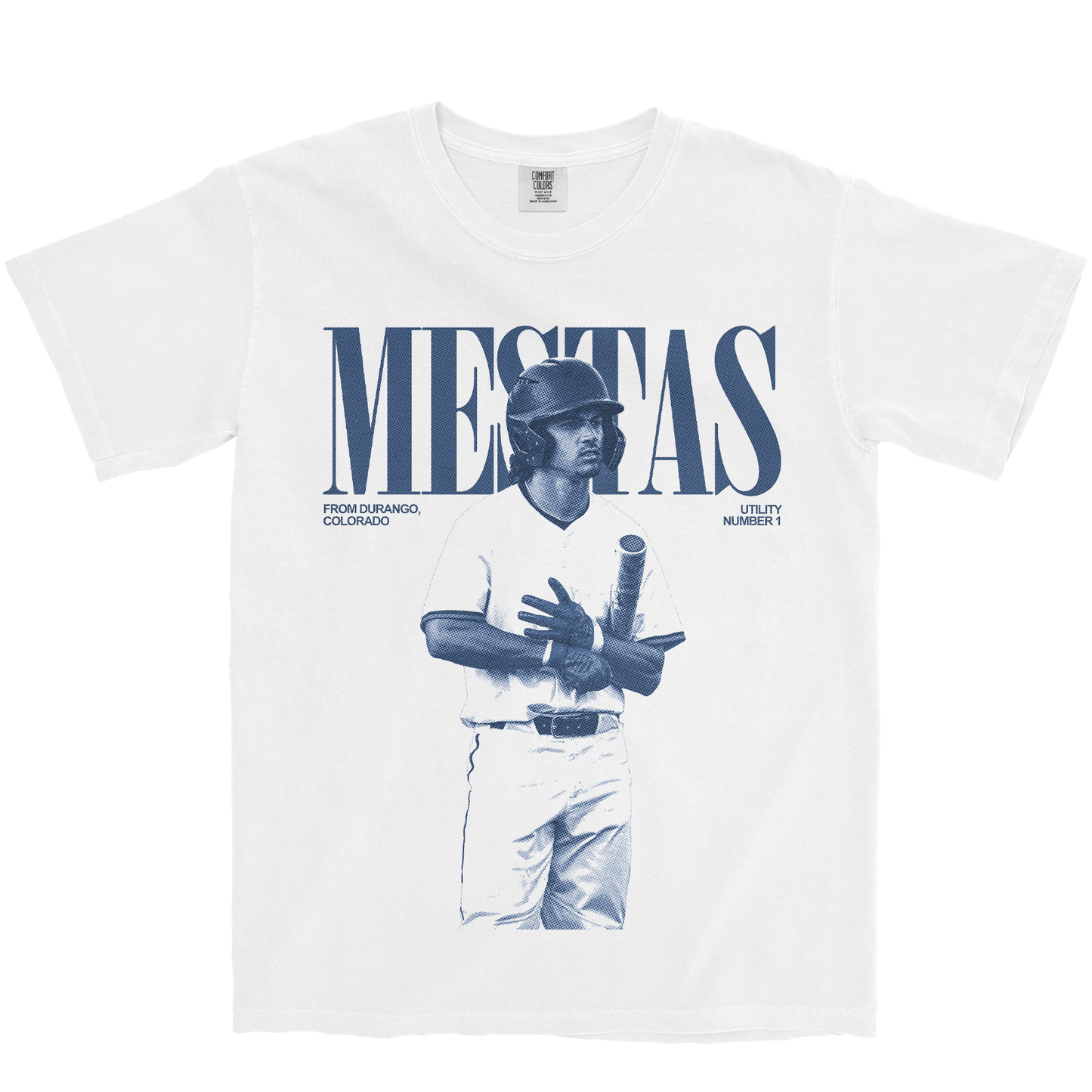 GAGE MESTAS VINTAGE WHITE TEE