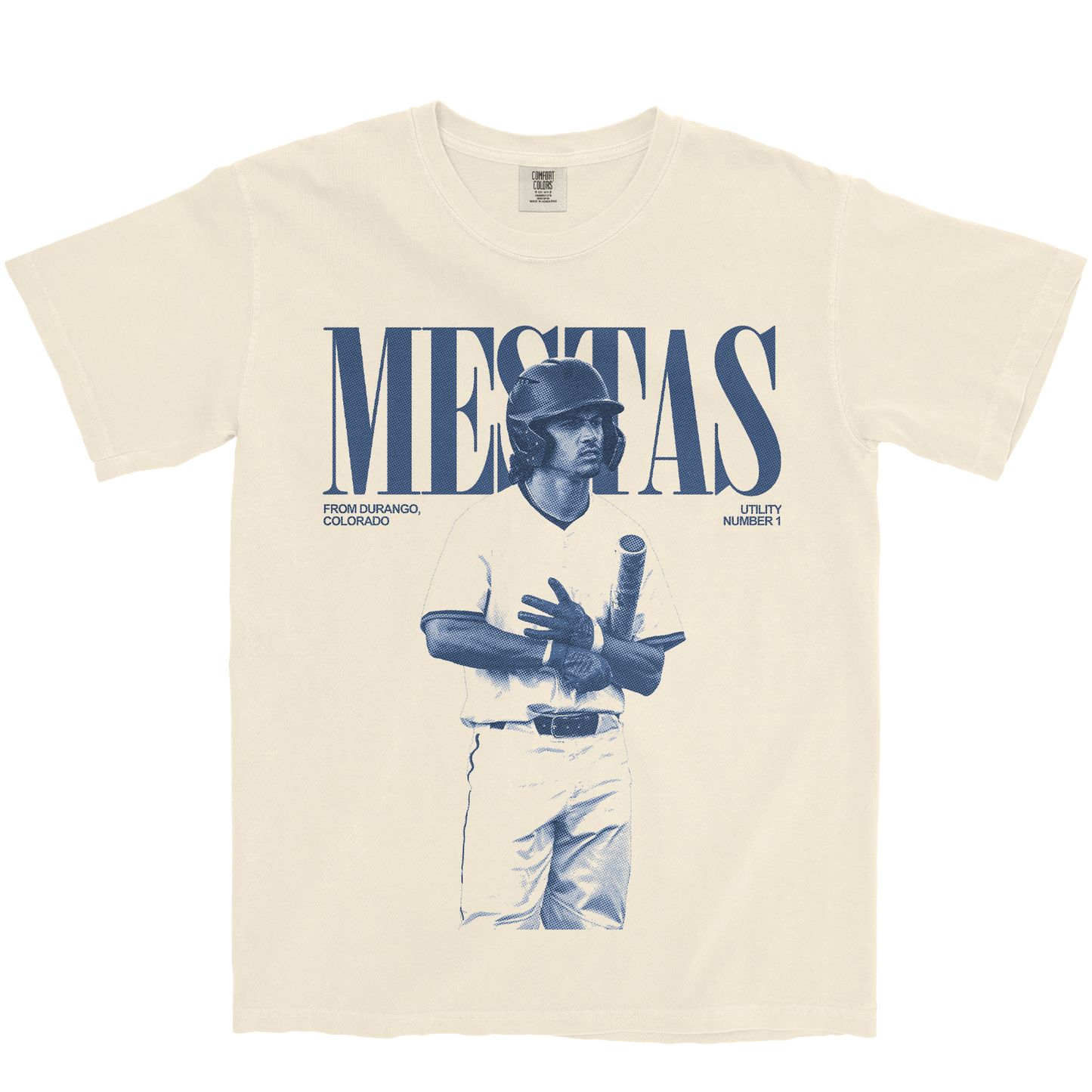 GAGE MESTAS VINTAGE IVORY TEE