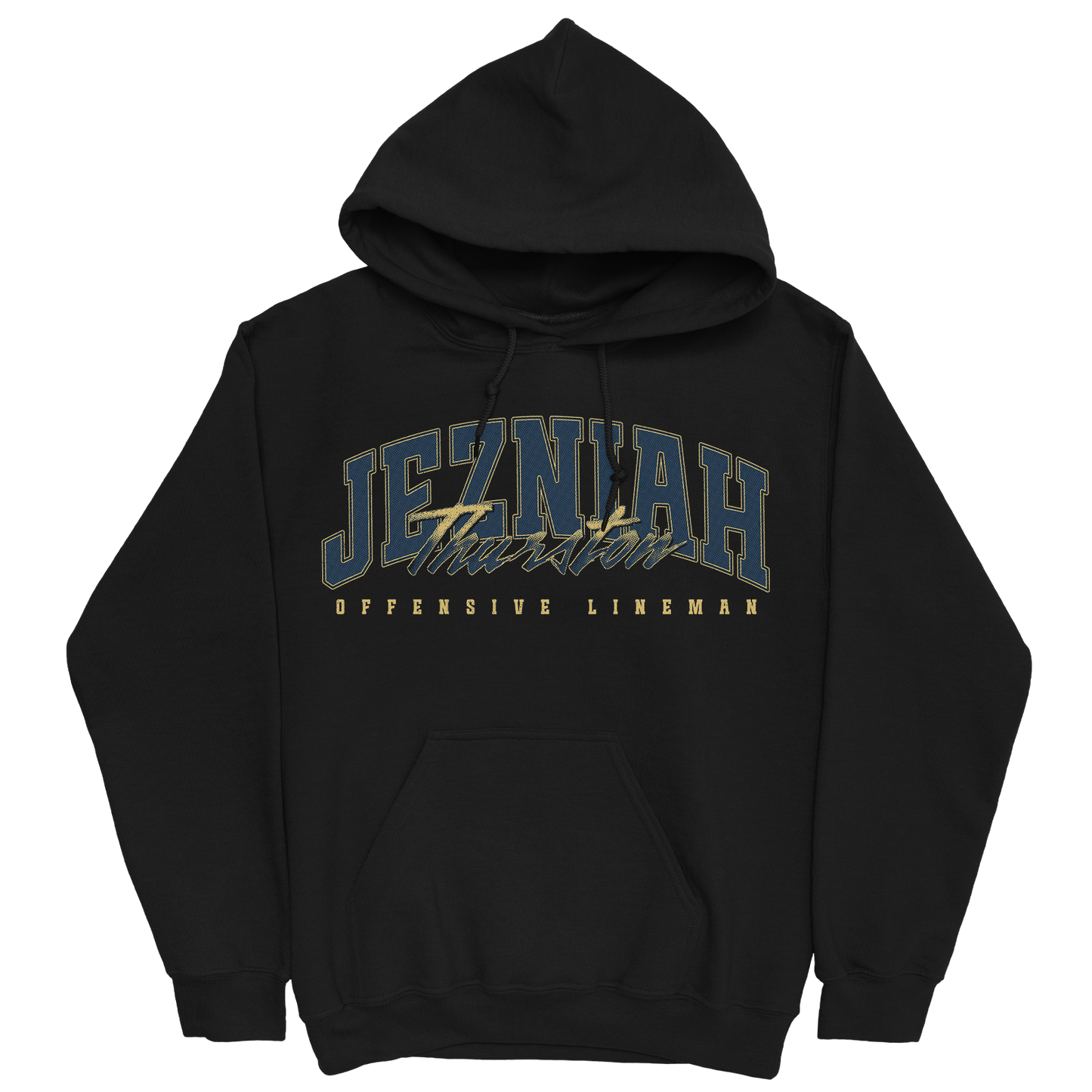 JEZNIAH THURSTON RETRO BLACK HOODIE