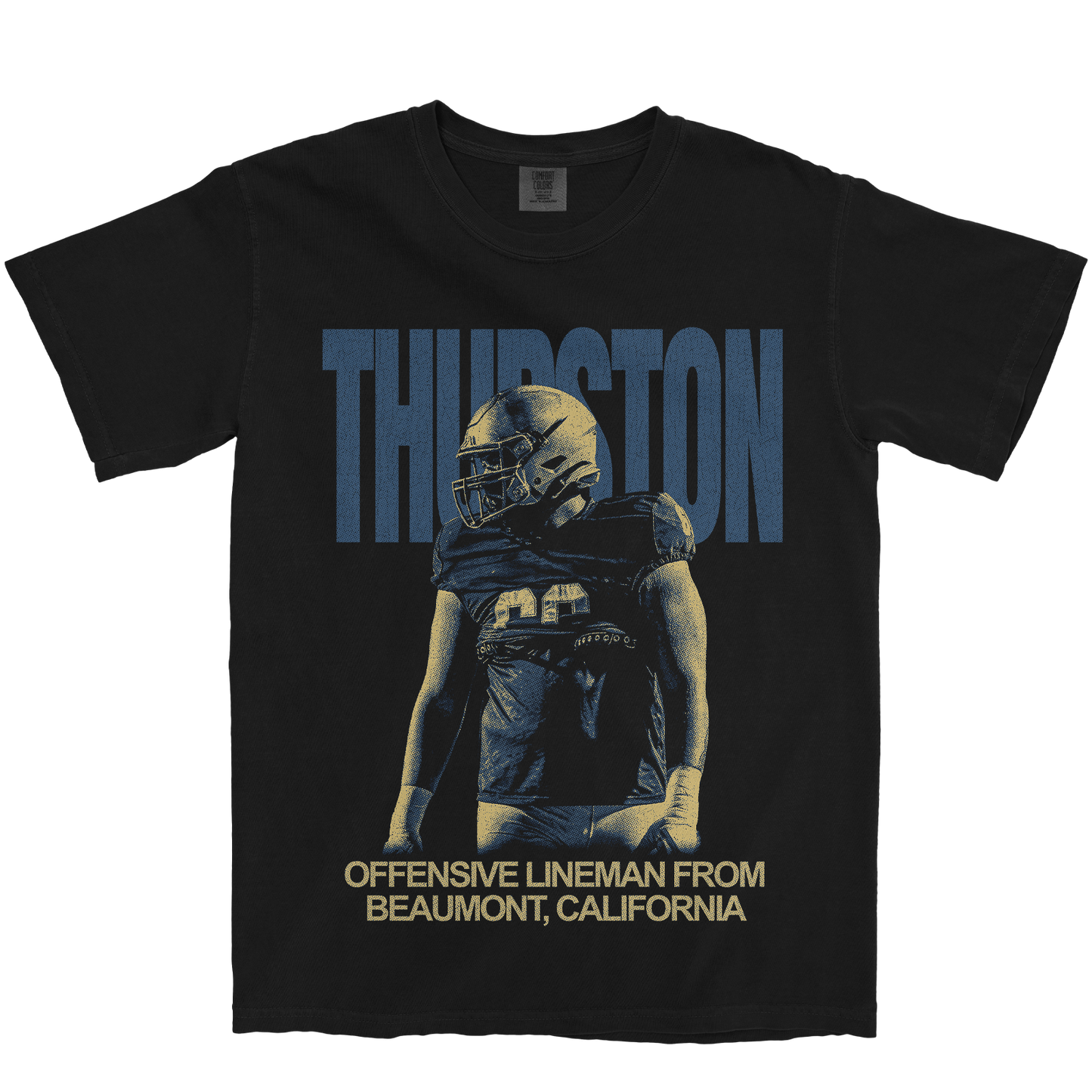 JEZNIAH THURSTON VINTAGE BLACK TEE