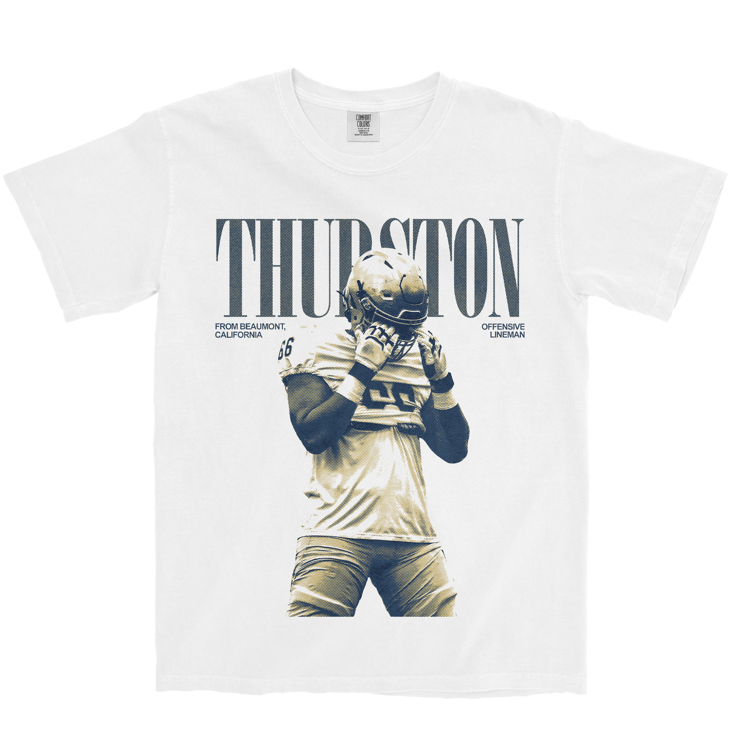JEZNIAH THURSTON VINTAGE WHITE TEE