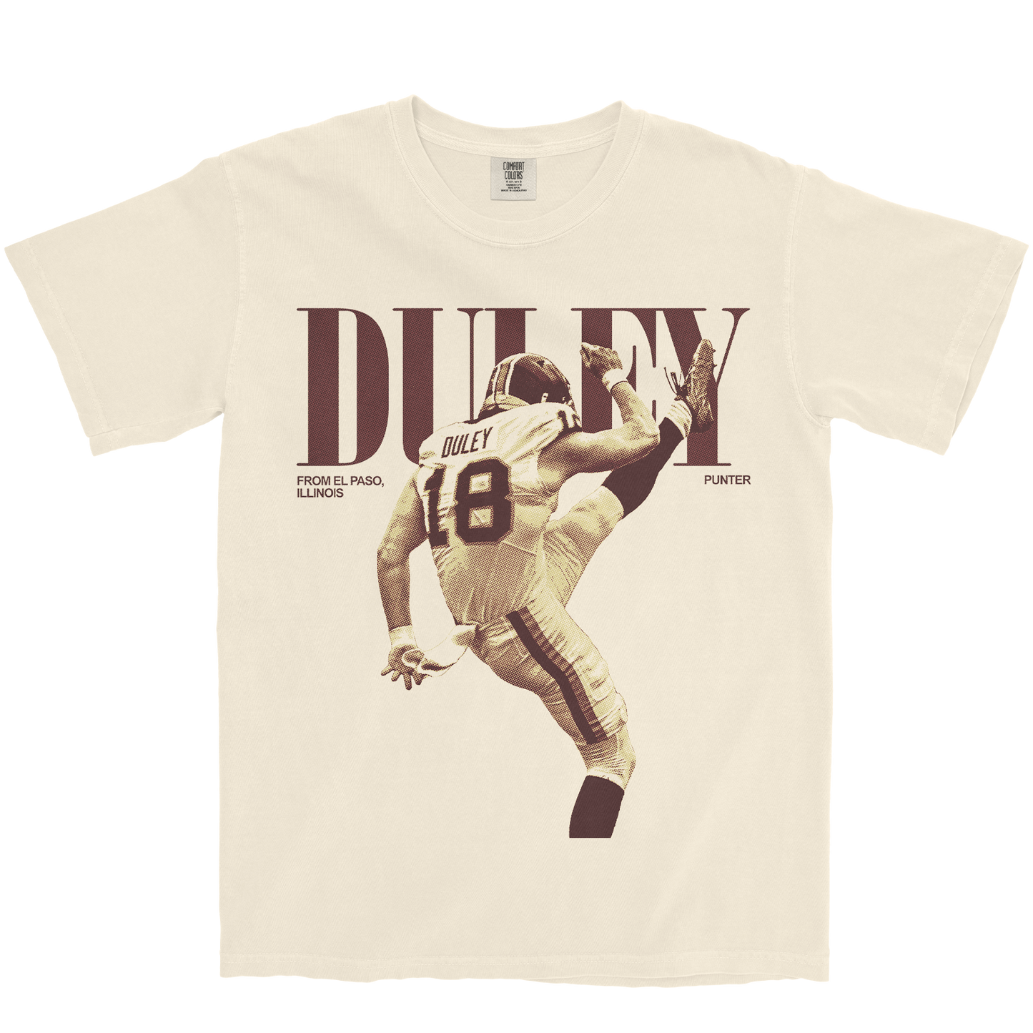 DECLAN DULEY VINTAGE IVORY TEE