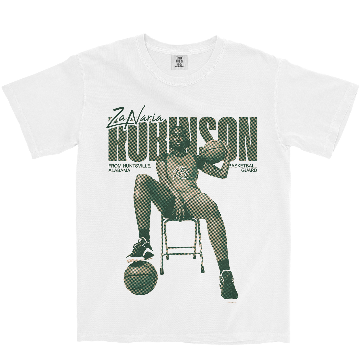 ZANARIA ROBINSON VINTAGE WHITE TEE