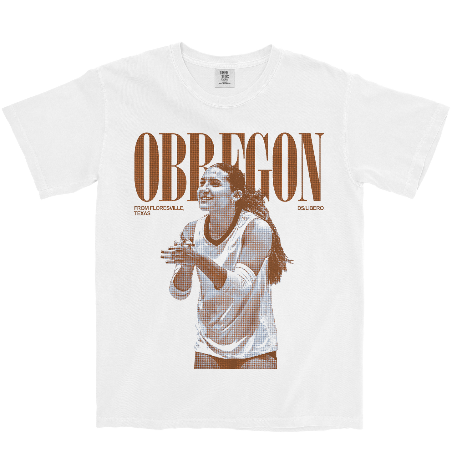 GIADA OBREGON VINTAGE WHITE TEE
