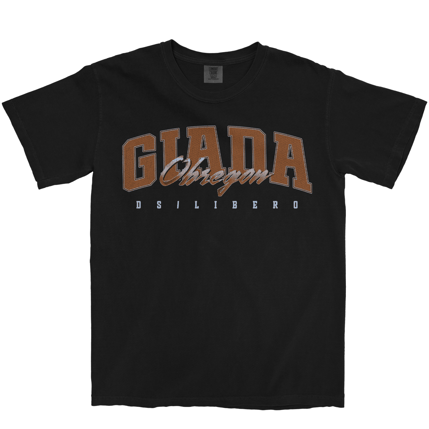 GIADA OBREGON RETRO BLACK TEE