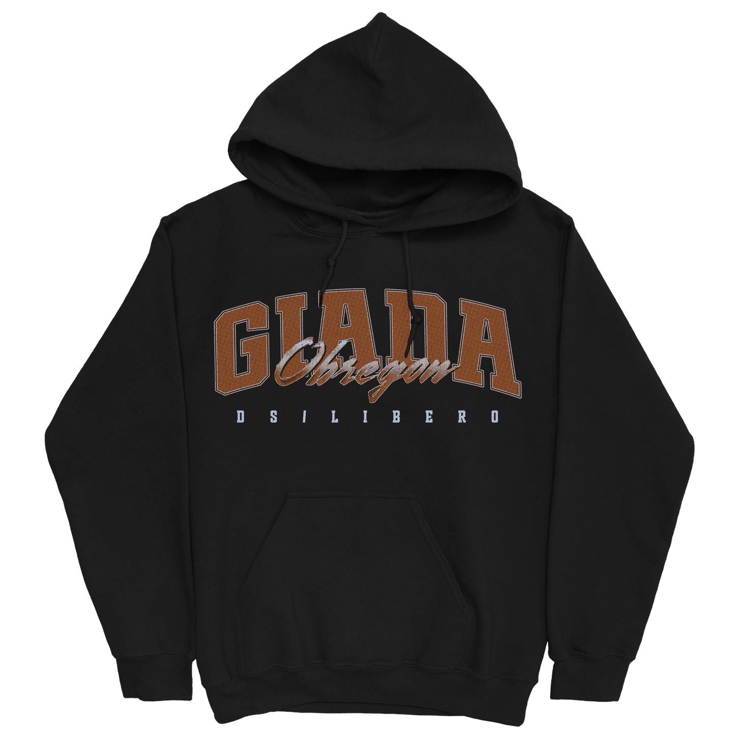 GIADA OBREGON RETRO BLACK HOODIE