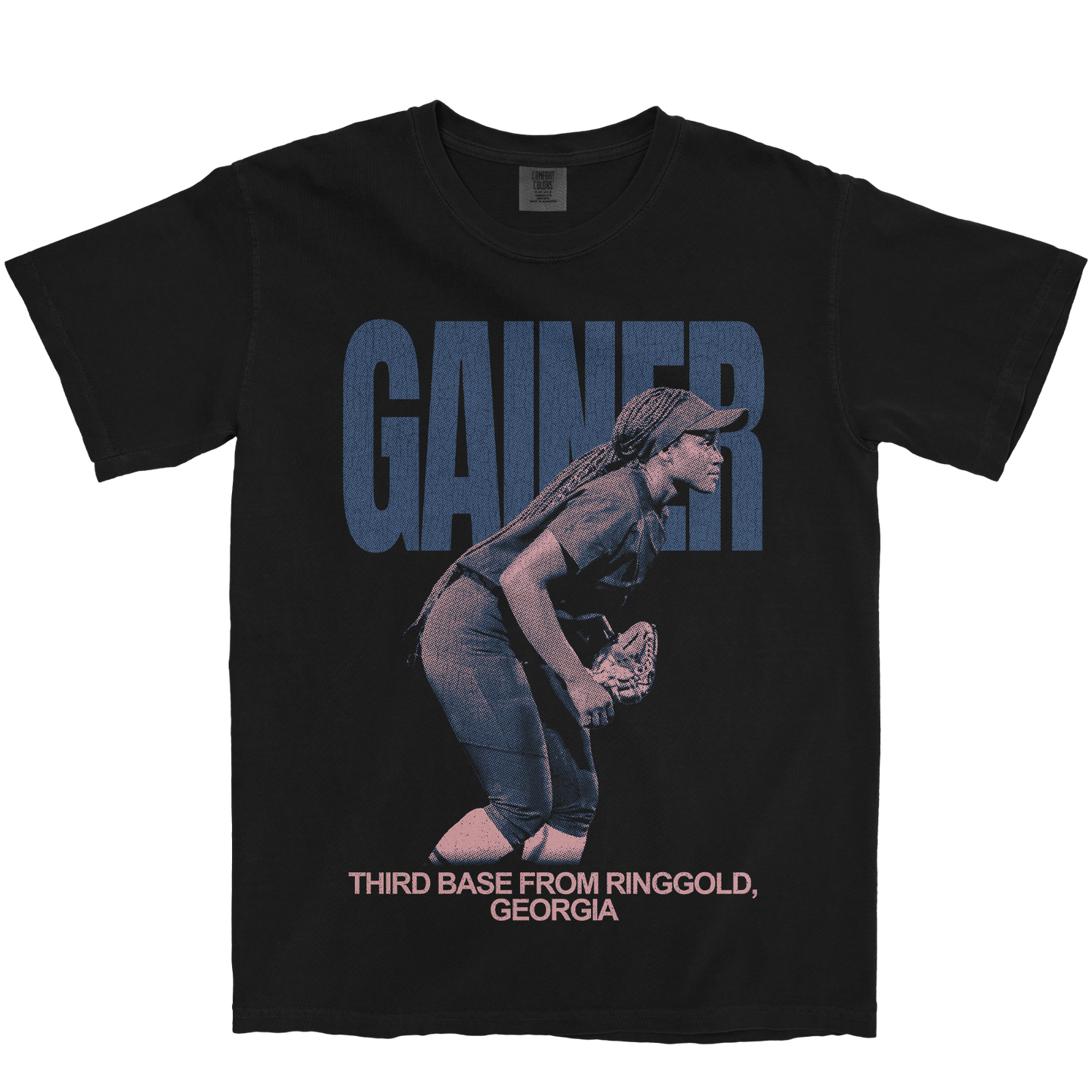 JADE GAINER VINTAGE BLACK TEE