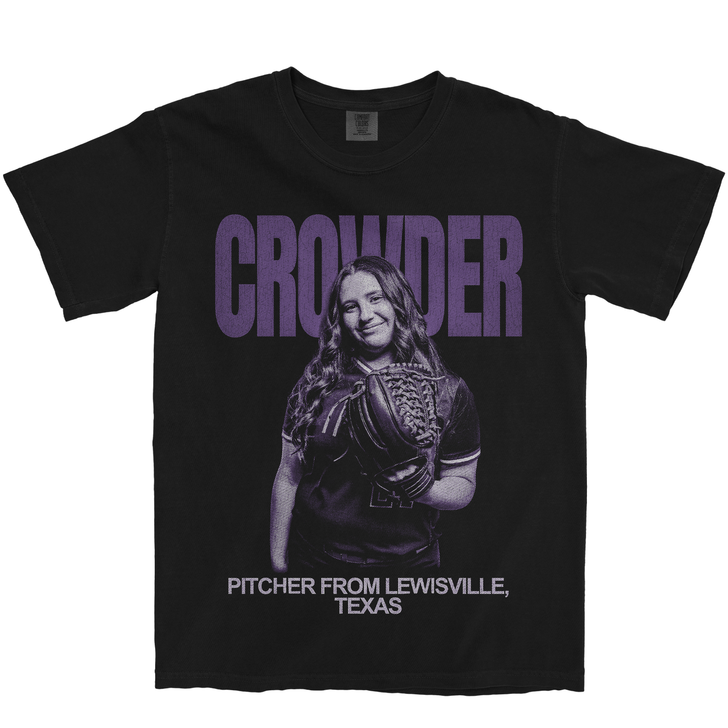 LUCY CROWDER VINTAGE BLACK TEE