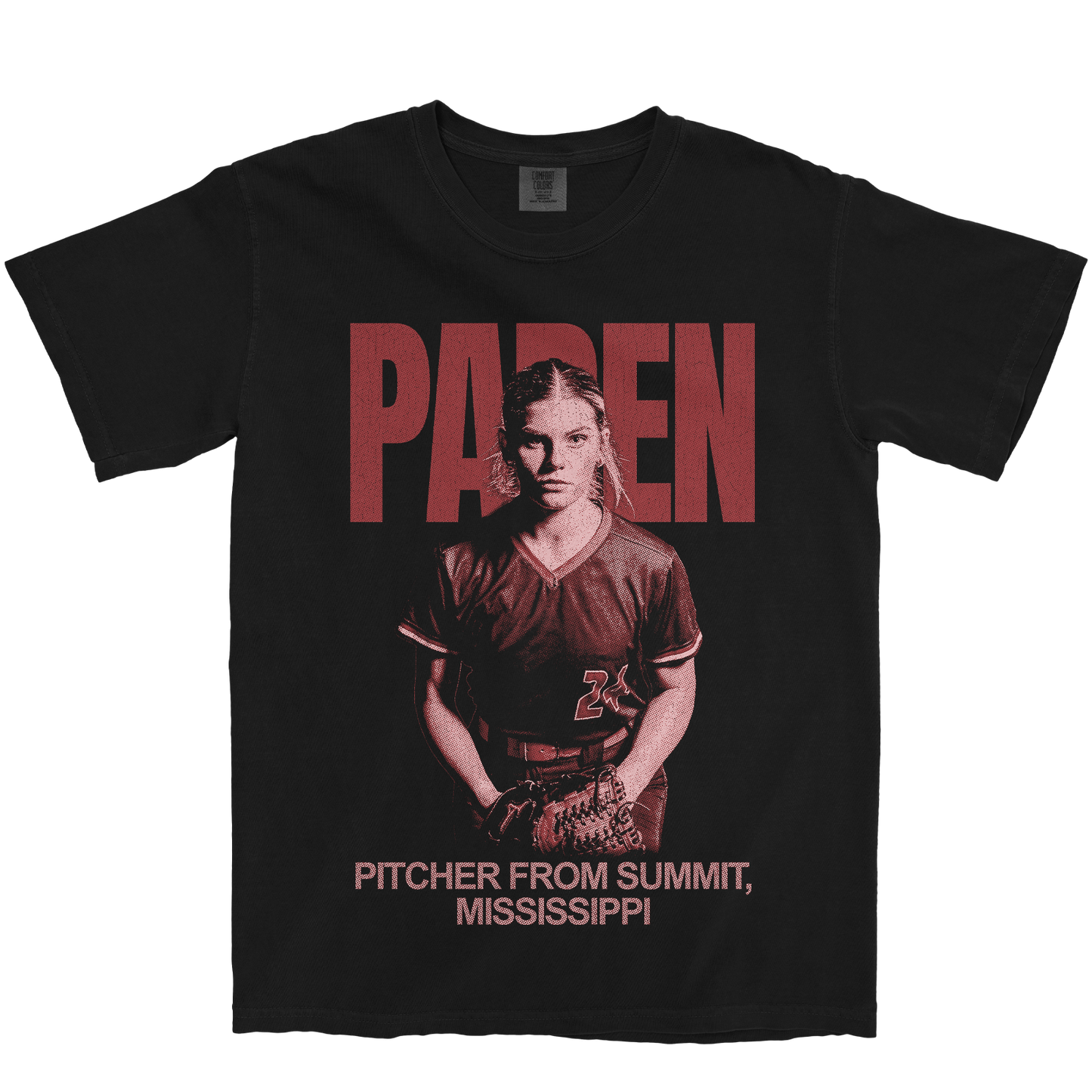 AVERI PADEN VINTAGE BLACK TEE