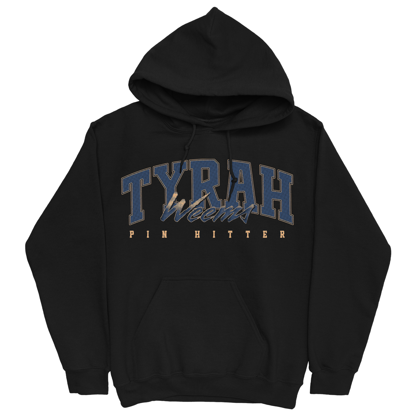 TYRAH WEEMS RETRO BLACK HOODIE