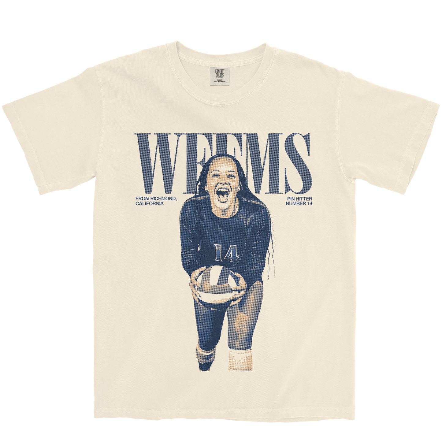 TYRAH WEEMS VINTAGE IVORY TEE