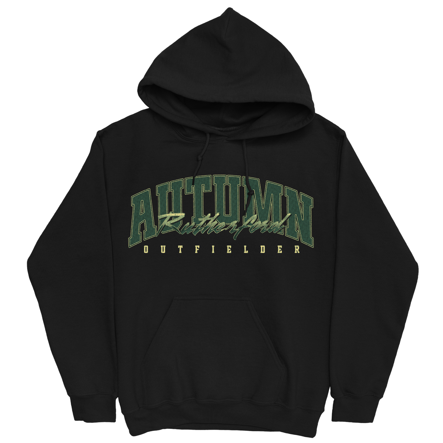 AUTUMN RUTHERFORD RETRO BLACK HOODIE