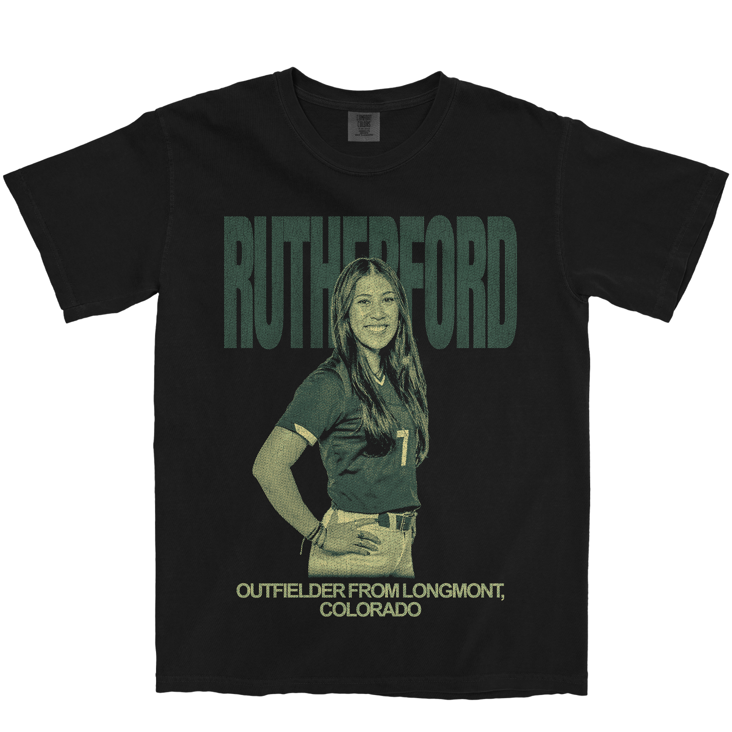 AUTUMN RUTHERFORD VINTAGE BLACK TEE