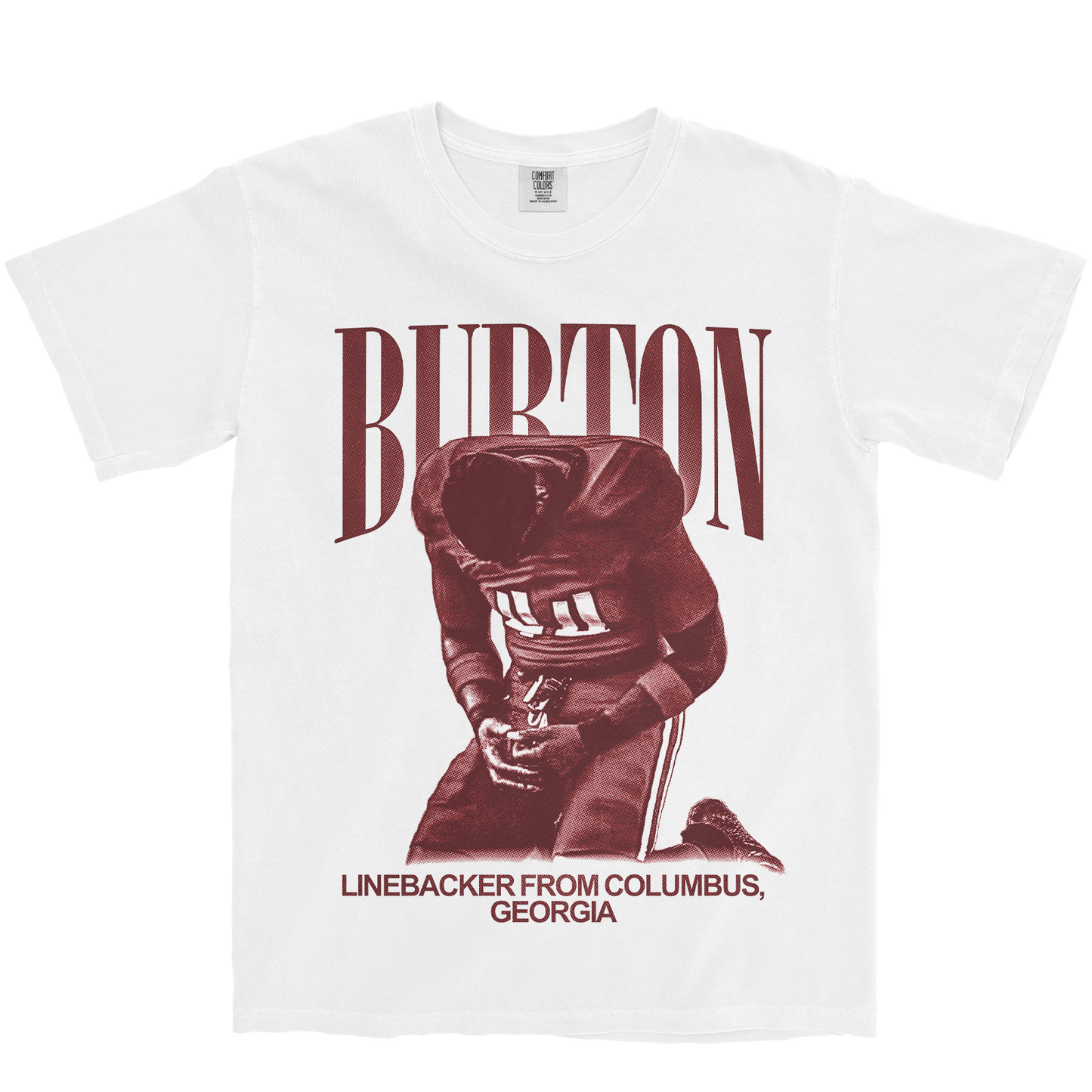 LAMONT BURTON II VINTAGE WHITE TEE