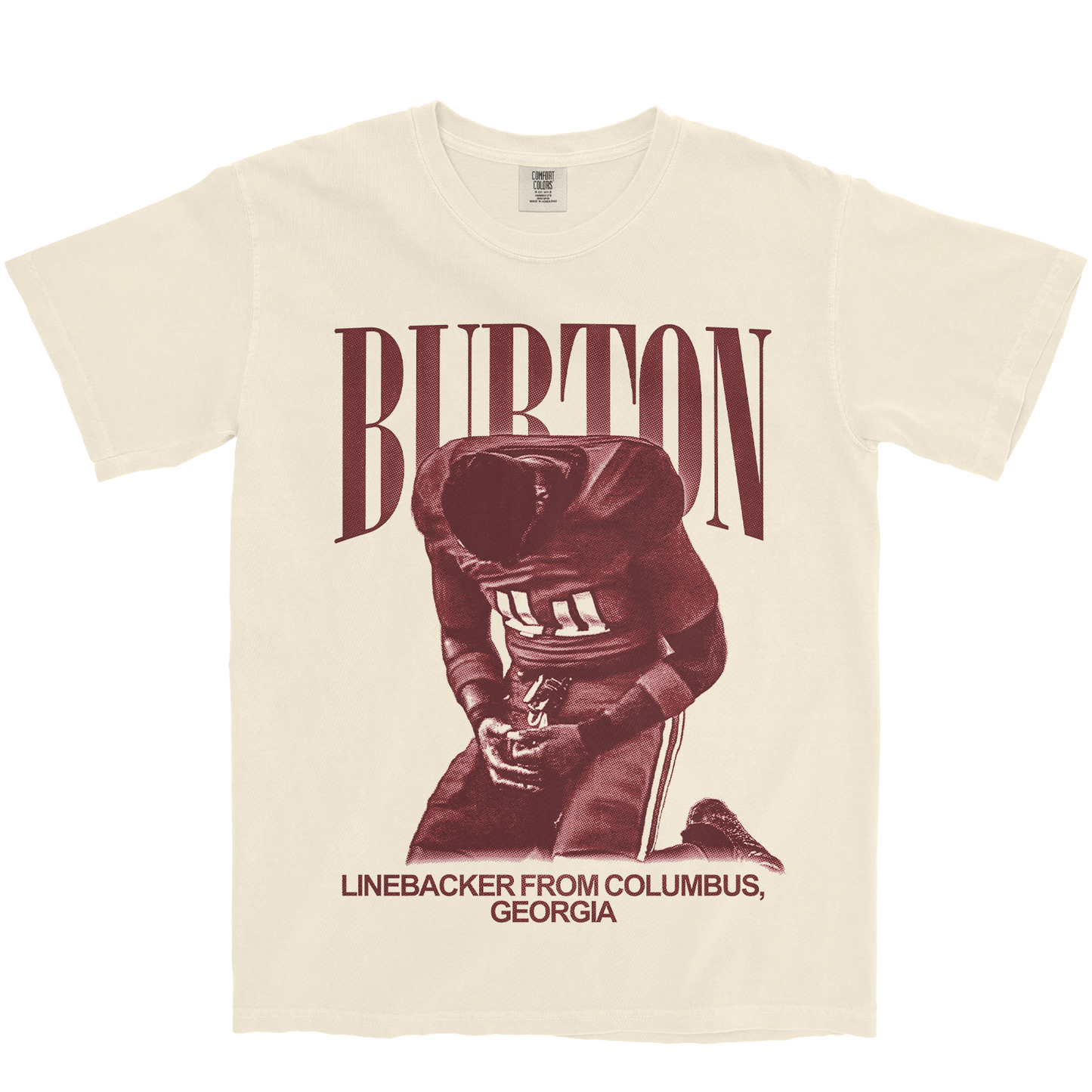 LAMONT BURTON II VINTAGE IVORY TEE
