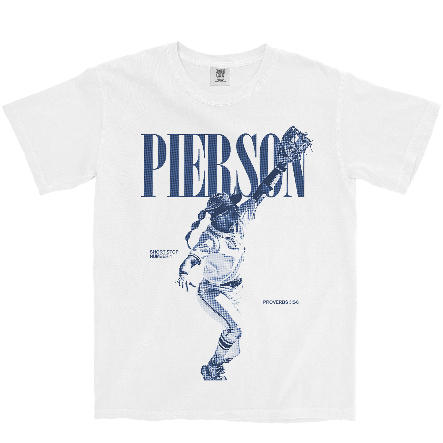 ASHTEN PIERSON VINTAGE WHITE TEE