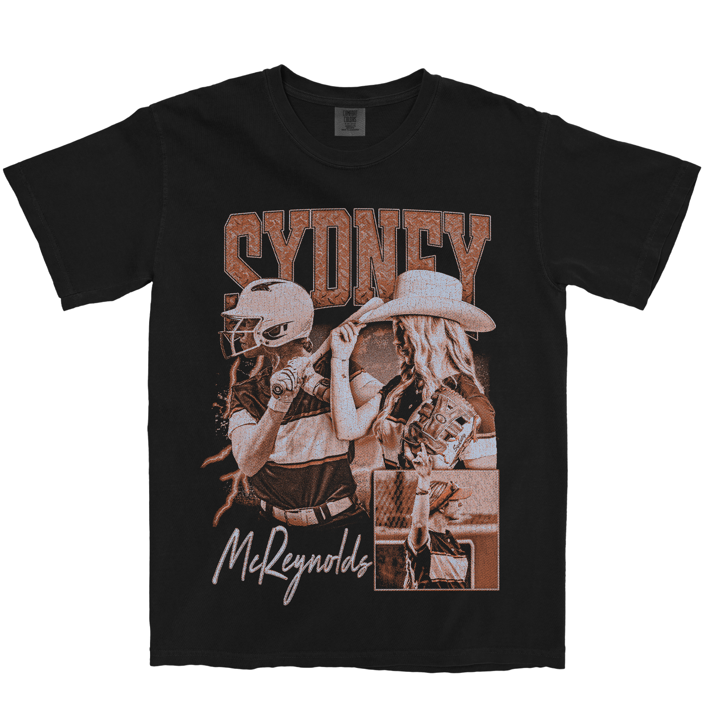 SYDNEY MCREYNOLDS GRAPHIC BLACK TEE