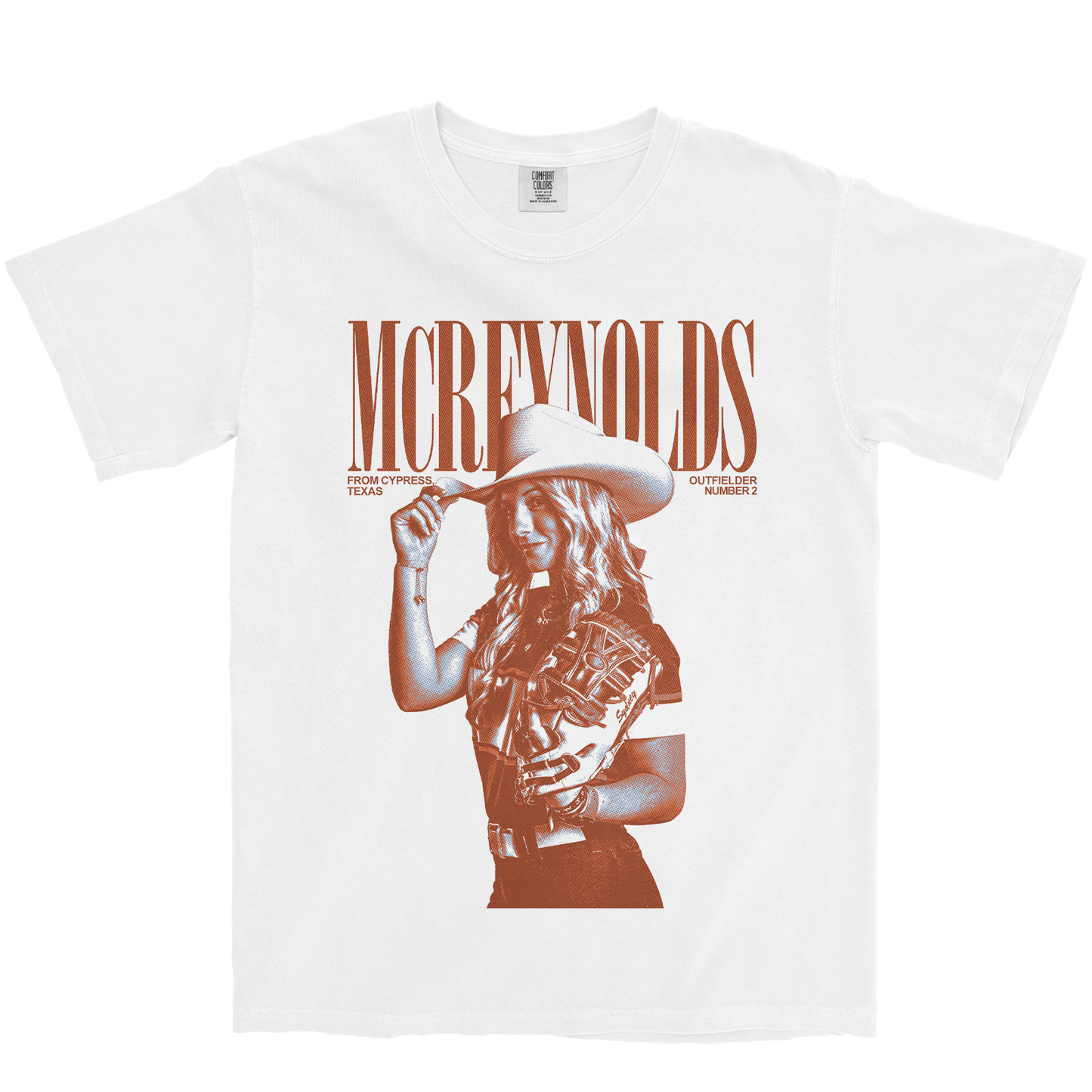 SYDNEY MCREYNOLDS VINTAGE WHITE TEE