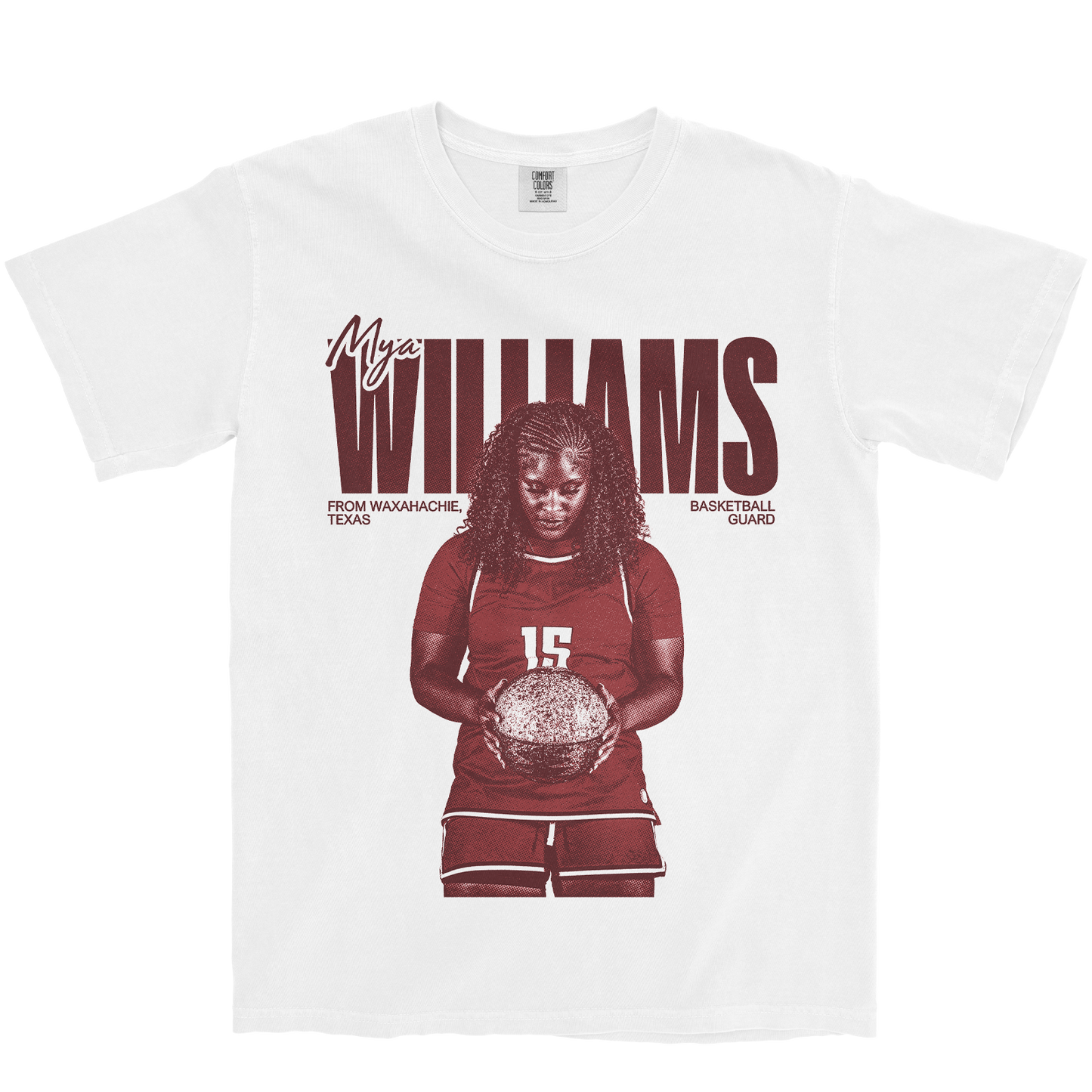 MYA WILLIAMS VINTAGE WHITE TEE