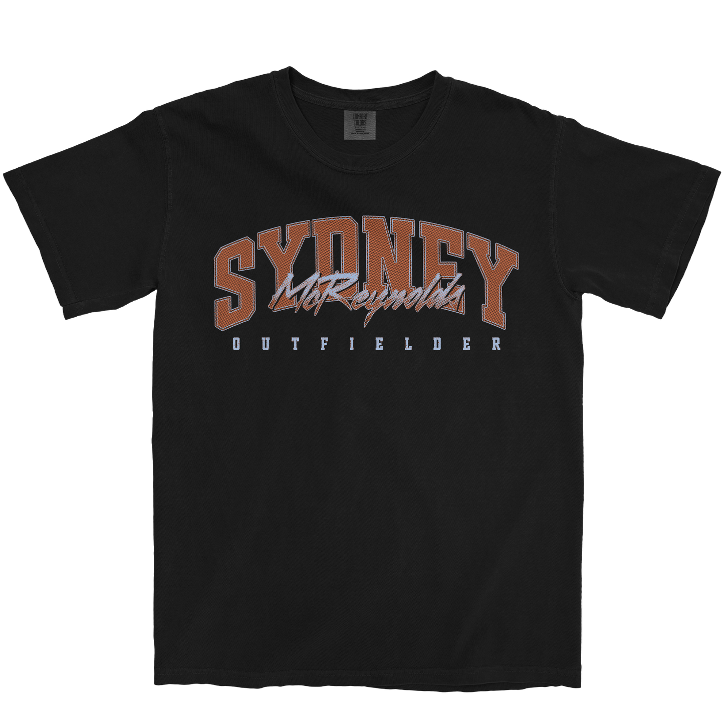 SYDNEY MCREYNOLDS RETRO BLACK TEE