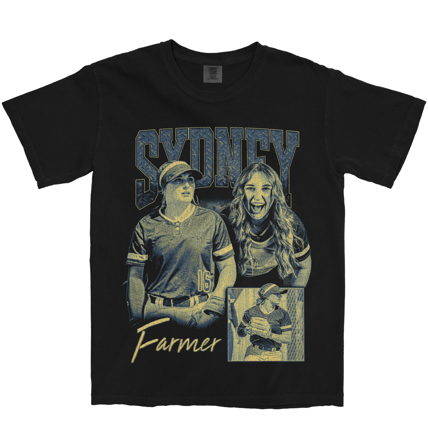 SYDNEY FARMER GRAPHIC BLACK TEE