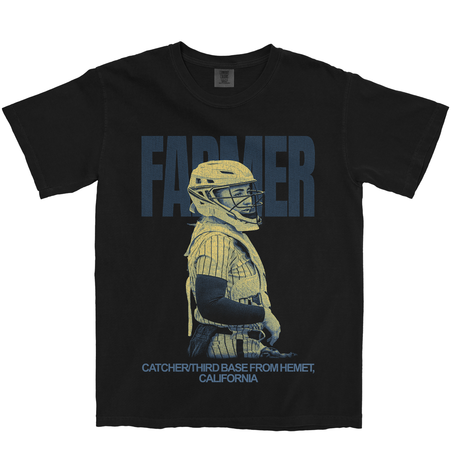 SYDNEY FARMER VINTAGE BLACK TEE